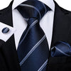 Classic Paisley Striped Plaid Men's Ties 8cm Silk Jucquard Business Wedding Neck Tie Handkerchief Set Cravat Ties Gifts DiBanGu