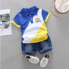 Boys Clothing Sets Summer Baby Newborn Clothes Suit Gentleman Style Wedding Shirt +Pants 2pcs Clothes for Boys Summer Set