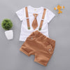 Boys Clothing Sets Summer Baby Newborn Clothes Suit Gentleman Style Wedding Shirt +Pants 2pcs Clothes for Boys Summer Set