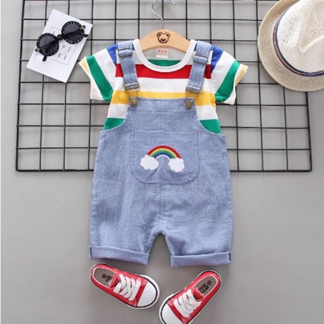 Boys Clothing Sets Summer Baby Newborn Clothes Suit Gentleman Style Wedding Shirt +Pants 2pcs Clothes for Boys Summer Set