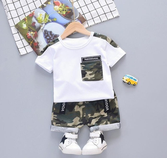 Boys Clothing Sets Summer Baby Newborn Clothes Suit Gentleman Style Wedding Shirt +Pants 2pcs Clothes for Boys Summer Set