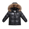 Black Winter Jacket Parka For Boys Winter Coat 90% Down Girls Jackets Children's Clothing Snow Wear Kids Outerwear Boy Clothes