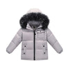 Black Winter Jacket Parka For Boys Winter Coat 90% Down Girls Jackets Children's Clothing Snow Wear Kids Outerwear Boy Clothes