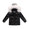 Black Winter Jacket Parka For Boys Winter Coat 90% Down Girls Jackets Children's Clothing Snow Wear Kids Outerwear Boy Clothes