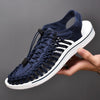 Size 35-48 Men Shoes High Quality Handmade Mens Sandals Summer Soft Non-slip Gladiator Sandals Men Hiking Beach Platform Sandals