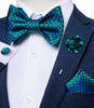 Adjustable Self Tie Bow Ties For Men 100% Silk Jacquard Woven Pink Solid Men Classic Wedding Party Butterfly Bowknot DiBanGu