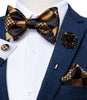 Adjustable Self Tie Bow Ties For Men 100% Silk Jacquard Woven Pink Solid Men Classic Wedding Party Butterfly Bowknot DiBanGu