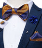 Adjustable Self Tie Bow Ties For Men 100% Silk Jacquard Woven Pink Solid Men Classic Wedding Party Butterfly Bowknot DiBanGu