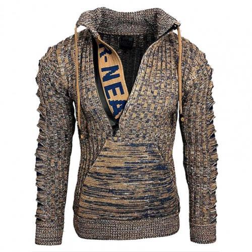 Fashion Men's Sweater Hoodies Casual Long Sleeves Thickening Warm Trend Shirt Sweaters Jackets Classic Cardigan Sweater Coat Men