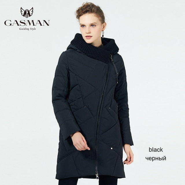 GASMAN 2021 Winter Collection Brand Fashion Thick Women Winter Bio Down Jackets Hooded Women Parkas Coats Plus Size 5XL 6XL 1702