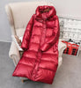 90% White Duck Down Jacket 2021 Women Winter Jacket Long Thick Coat For Women Hooded Down Parka Warm Female Clothes Waterproof