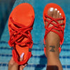 Women Slippers 2020 Summer New Rome Retro Sandals Flat Casual Shoes Female Slip on Slides Woman Shoes Plus Size Sandalias Mujer