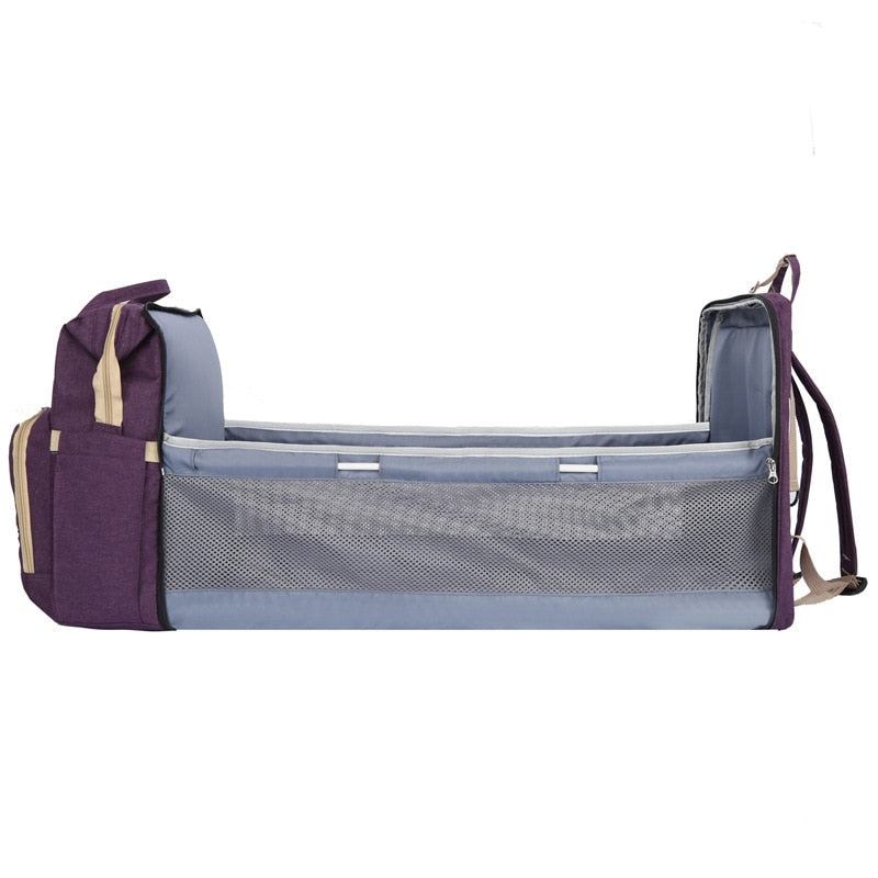 Mommy Baby Diaper Bag Multifunction Folding Baby Mom Travel Backpack Large Capacity Nappy Maternity Care Women Bag Nursing Bags