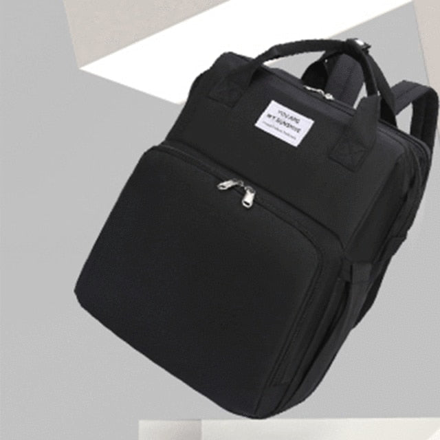 Mommy Baby Diaper Bag Multifunction Folding Baby Mom Travel Backpack Large Capacity Nappy Maternity Care Women Bag Nursing Bags