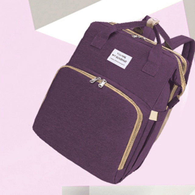 Mommy Baby Diaper Bag Multifunction Folding Baby Mom Travel Backpack Large Capacity Nappy Maternity Care Women Bag Nursing Bags