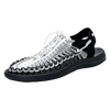 New Designer Hand-woven Men Sandals Breathable Loafer Sports Beach Shoes Outdoor Comfortable High-elastic Men Sandals