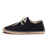 Spring Autumn Hemp Wrap Mens Casual Espadrilles Shoes Man Breathable Canvas Flat Shoes Male Fashion Sewing Slip On Loafers