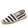 Spring Autumn Hemp Wrap Mens Casual Espadrilles Shoes Man Breathable Canvas Flat Shoes Male Fashion Sewing Slip On Loafers