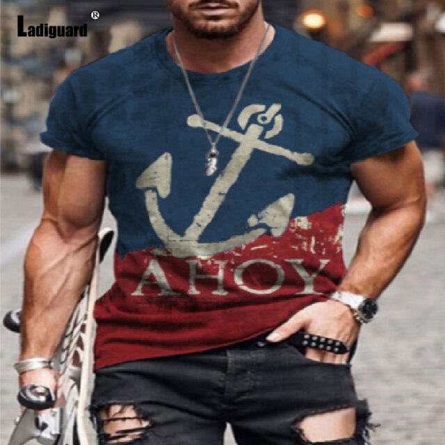 Sexy Mens clothing Basic Tops Fashion Playing cards Print T-shirt 2021 Summer Casual Pullovers Men Tees Shirt Plus Size S-5XL