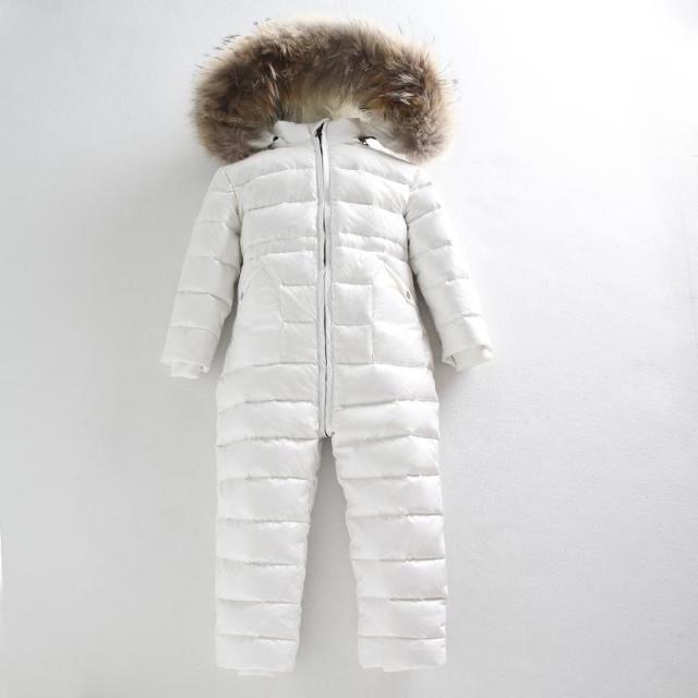 -30 Russian Winter Snowsuit 2021 Boy Baby Jacket 80% Duck Down Outdoor Infant Clothes Girls Climbing For Boys Kids Jumpsuit 2~5y