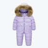 -30 Russian Winter Snowsuit 2021 Boy Baby Jacket 80% Duck Down Outdoor Infant Clothes Girls Climbing For Boys Kids Jumpsuit 2~5y