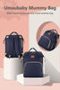 Baby Diaper Bag Bed Backpack For Mom Maternity Bag For Stroller Nappy Bag Large Capacity Nursing Bag for Baby Care Upgrade Hooks