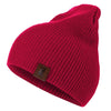 1 Pcs Hat PU Letter True Casual Beanies For Men Women Warm Knitted Winter Hat Fashion Solid Hip-hop Beanie Hat Unisex Cap