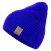 1 Pcs Hat PU Letter True Casual Beanies For Men Women Warm Knitted Winter Hat Fashion Solid Hip-hop Beanie Hat Unisex Cap