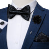Adjustable Self Tie Bow Ties For Men 100% Silk Jacquard Woven Pink Solid Men Classic Wedding Party Butterfly Bowknot DiBanGu