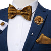 Adjustable Self Tie Bow Ties For Men 100% Silk Jacquard Woven Pink Solid Men Classic Wedding Party Butterfly Bowknot DiBanGu