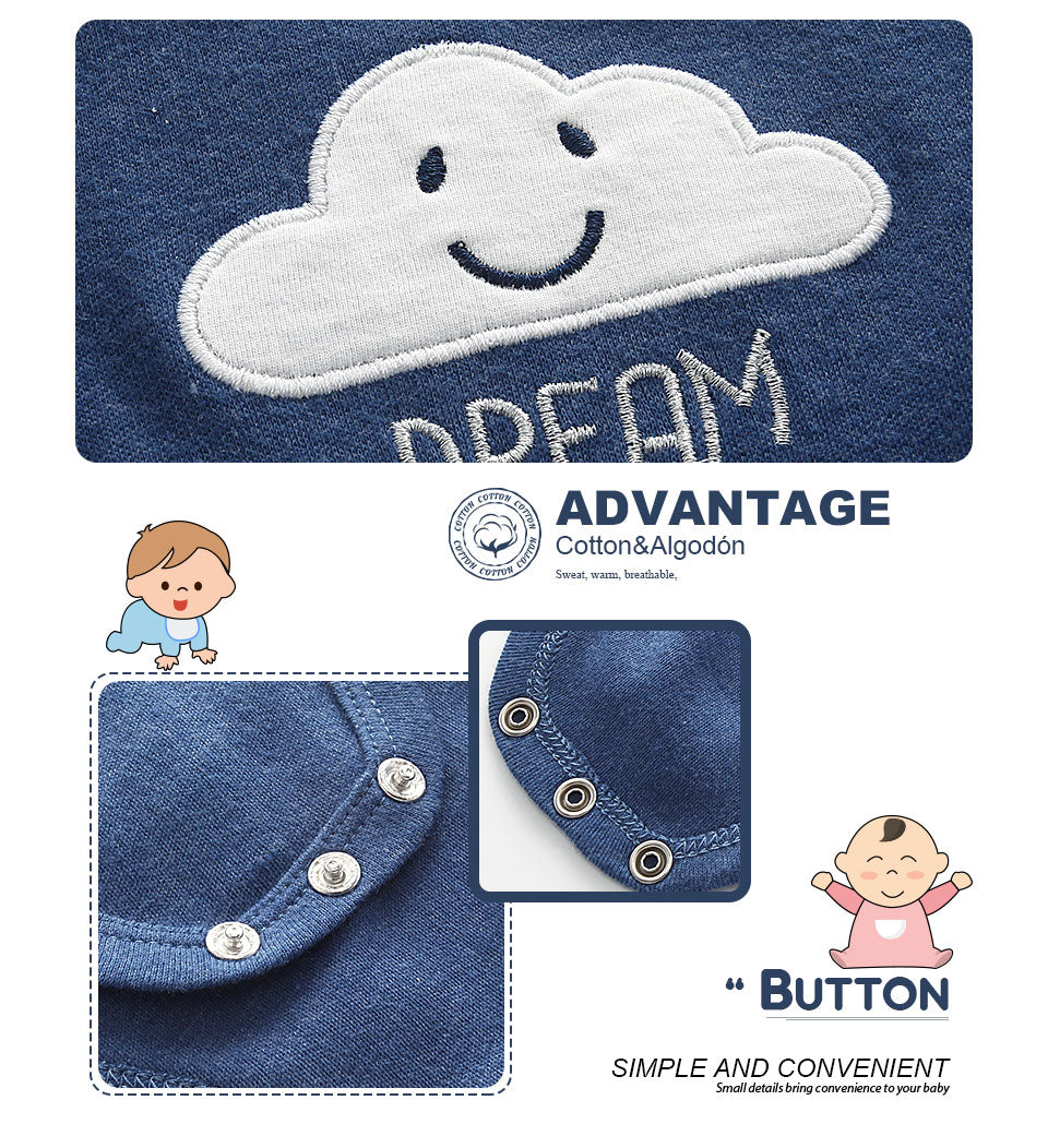 Uniesx Newborn Baby Rompers Clothing 7Pcs/Lot Infant Jumpsuits 100%Cotton Children Roupa De Bebe Girls&Boys Baby Clothes