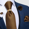New Fashion Men's Pink Ties Paisley Silk Neck Tie Pcoket Square Brooch Set Wedding Accessories Gravata Gift For Men DiBanGu