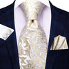 Hi-Tie Men Silk Wedding Tie FLight blue Mint Pink Paisley Solid ashion Design Gift Necktie For Men Hanky Cufflink Business Party