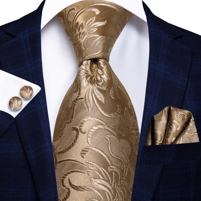 Hi-Tie Men Silk Wedding Tie FLight blue Mint Pink Paisley Solid ashion Design Gift Necktie For Men Hanky Cufflink Business Party