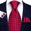 Hi-Tie Men Silk Wedding Tie FLight blue Mint Pink Paisley Solid ashion Design Gift Necktie For Men Hanky Cufflink Business Party