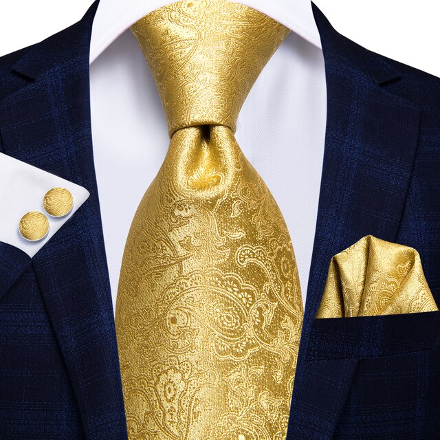 Hi-Tie Men Silk Wedding Tie FLight blue Mint Pink Paisley Solid ashion Design Gift Necktie For Men Hanky Cufflink Business Party