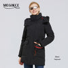 MIEGOFCE 2021 Winter New Women's Cotton Coat Warm Windproof Jacket Simple Design Winter Parka Women Clothes Wintertime Coat
