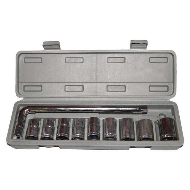 Jewii 46 Pcs Socket Wrench Set Sleeve Ratchet Wrench Assembly Tool Household Repair Tools Automotive Machinery Repair