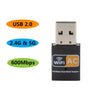 PzzPss Mini Wifi Adapter Wireless USB 1200Mbps 600Mbps Lan USB Ethernet 2.4G 5G Dual Band Wi-fi Network Card 802.11n/g/a/ac