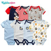 Uniesx Newborn Baby Rompers Clothing 7Pcs/Lot Infant Jumpsuits 100%Cotton Children Roupa De Bebe Girls&Boys Baby Clothes
