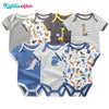 Uniesx Newborn Baby Rompers Clothing 7Pcs/Lot Infant Jumpsuits 100%Cotton Children Roupa De Bebe Girls&Boys Baby Clothes