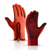 2021 Winter Gloves For Men Waterproof Windproof Cold Gloves Snowboard Motorcycle Riding Driving Warm Touch Screen Zipper Glove