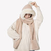 ZDFURS*Autumn and winter hat female plush thick double-layer northeast hat warm cycling neck scarf scarf gloves one gift