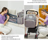 3 In 1 Diaper Bag Backpack Foldable Baby Bed Waterproof Travel Bag with USB Charge Diaper Bag Backpack with Changing Bed