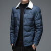 Top Grade New Brand Casual Fashion Fur Collar Winter Jacket Men Premium Duck Down Windbreaker Puffer Coats Mens Clothing 2021