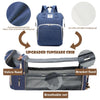 Multifunctional Portable Large Mom Diaper Bag Folding Baby Travel Large Backpack Baby Bed Diaper Changing Table Pads For Outdoor