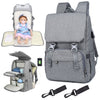 Multifunctional Portable Large Mom Diaper Bag Folding Baby Travel Large Backpack Baby Bed Diaper Changing Table Pads For Outdoor