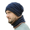 Hat Men's New Autumn And Winter Plus Velvet Thick Warm Knitted Hat Winter European And American Woolen Hat Outdoor Hat