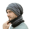Hat Men's New Autumn And Winter Plus Velvet Thick Warm Knitted Hat Winter European And American Woolen Hat Outdoor Hat