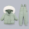 2021 Winter down jacket Jumpsuit for Baby Boy Girl Clothes Clothing Set 2pcs Overalls for children Toddler Snowsuit coat 1-4 yrs